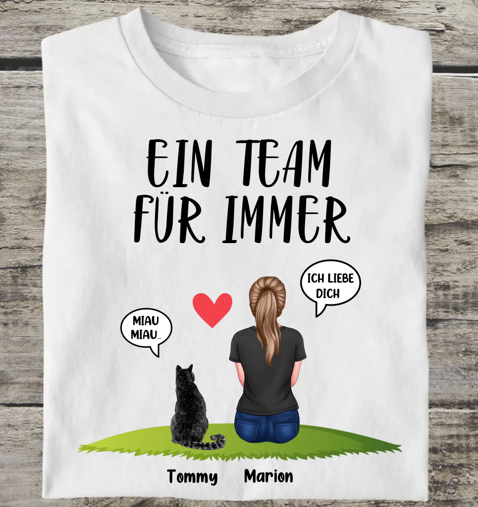 EIN TEAM - Personalisierbares Unisex Bio T-Shirt