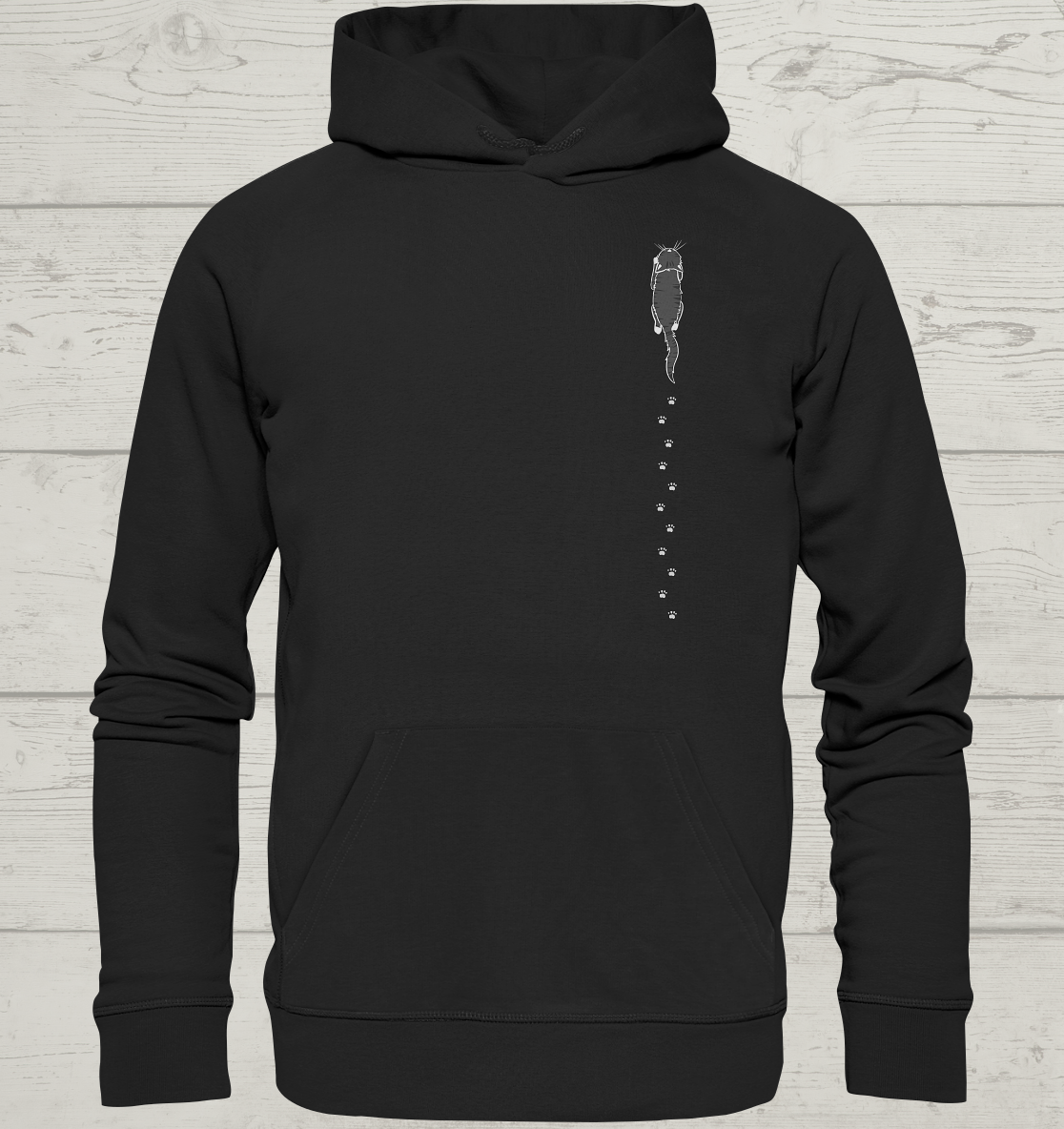 Katzenpfoten Spur - Unisex Hoodie