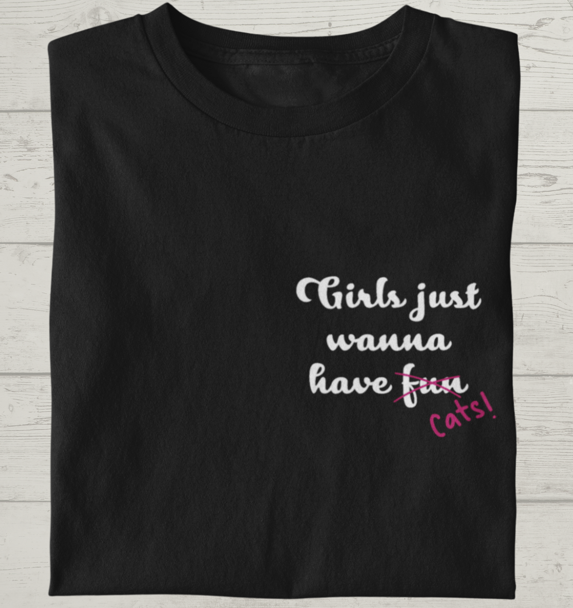 Girls just wanna - Brusttasche - Unisex Bio T-Shirt
