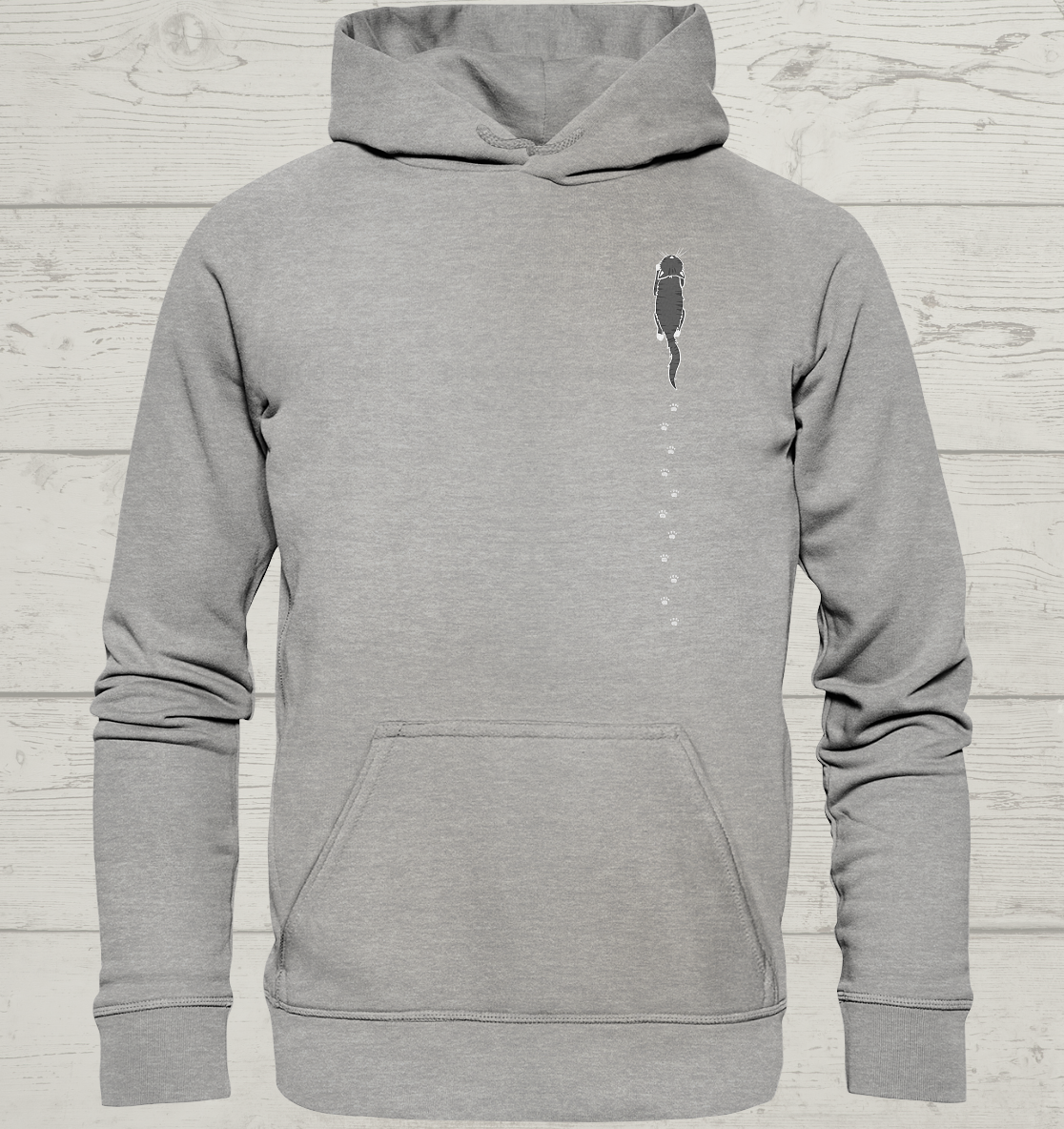 Katzenpfoten Spur - Unisex Hoodie