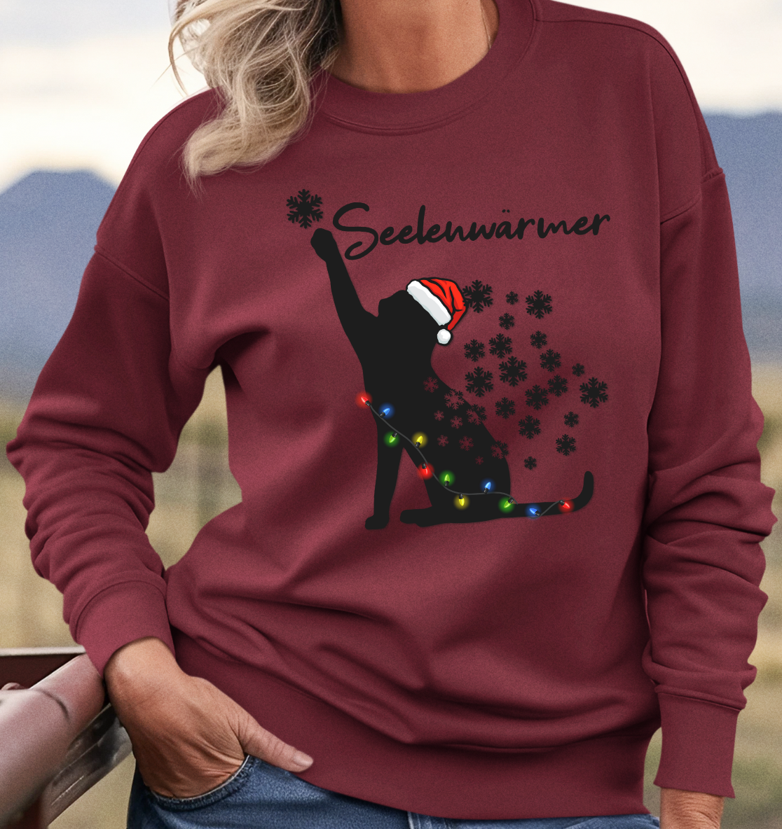 Seelenwärmer Christmas - Unisex Bio Sweatshirt
