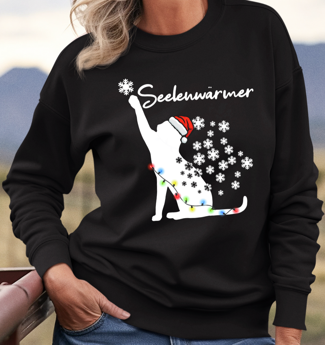Seelenwärmer Christmas - Unisex Bio Sweatshirt