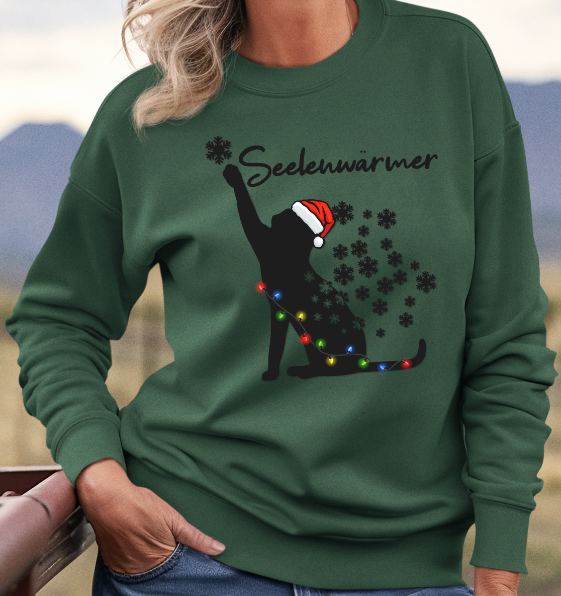 Seelenwärmer Christmas - Unisex Bio Sweatshirt