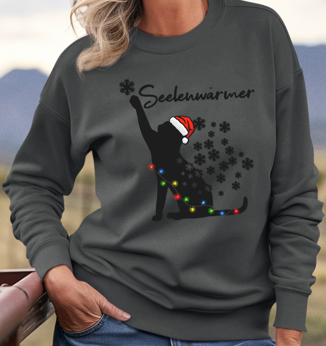 Seelenwärmer Christmas - Unisex Bio Sweatshirt