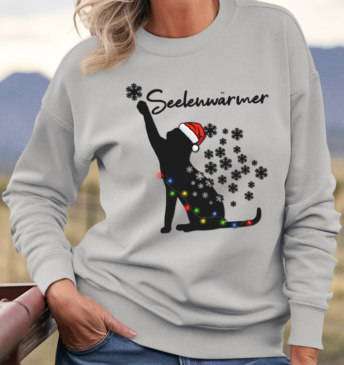 Seelenwärmer Christmas - Unisex Bio Sweatshirt