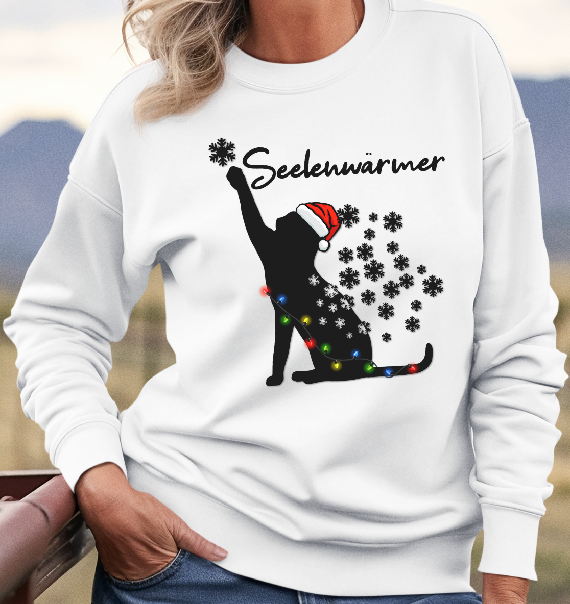 Seelenwärmer Christmas - Unisex Bio Sweatshirt
