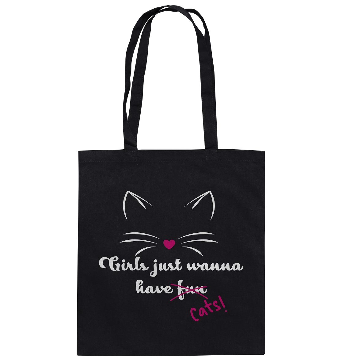 Girls just - Jutebeutel