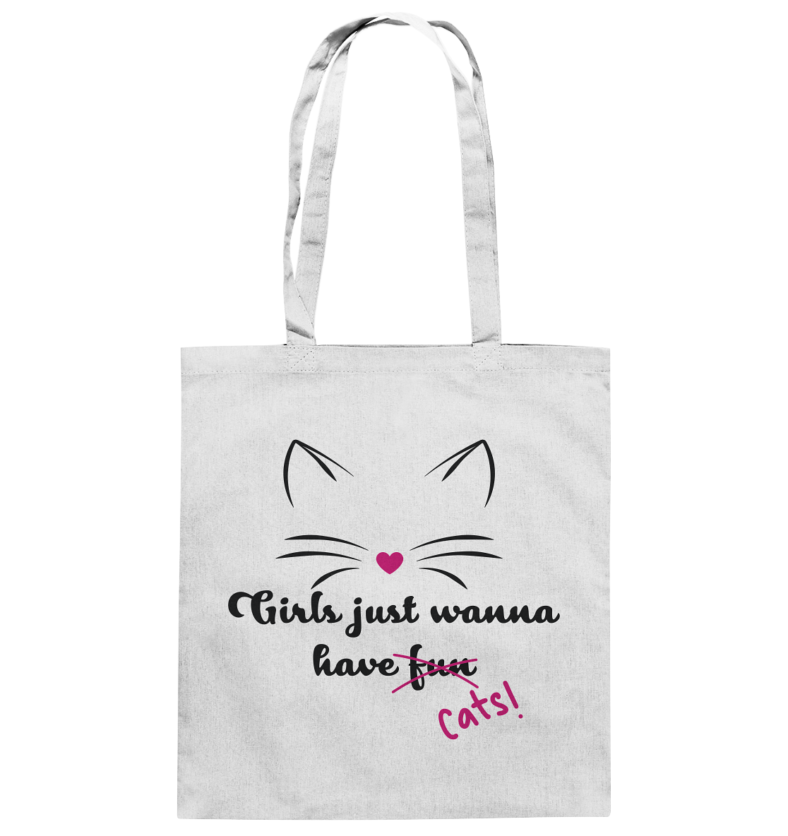 Girls just - Jutebeutel