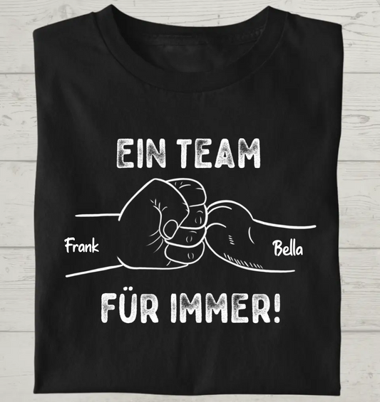 Ein Team - Personalisierbares Unisex Bio T-Shirt