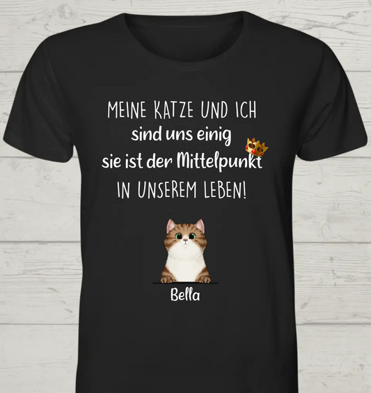 Mittelpunkt - Personalisierbares Unisex Bio T-Shirt