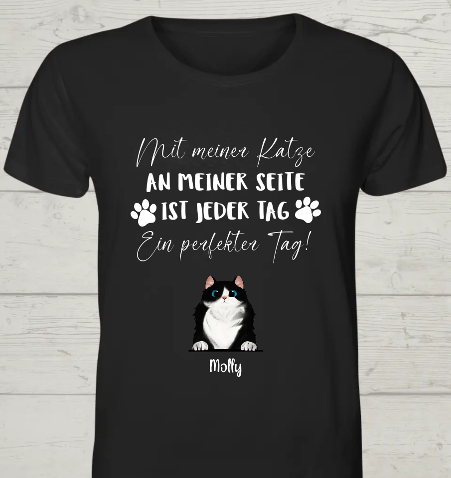 An meiner Seite - Personalisierbares Unisex Bio T-Shirt