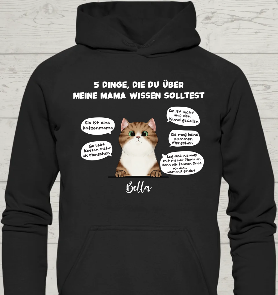 5 Dinge - Personalisierbarer Unisex Hoodie