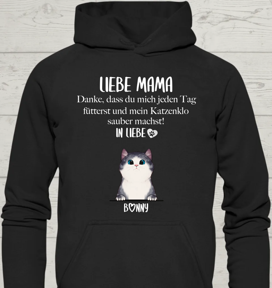 Liebe Mama - Personalisierbarer Unisex Hoodie