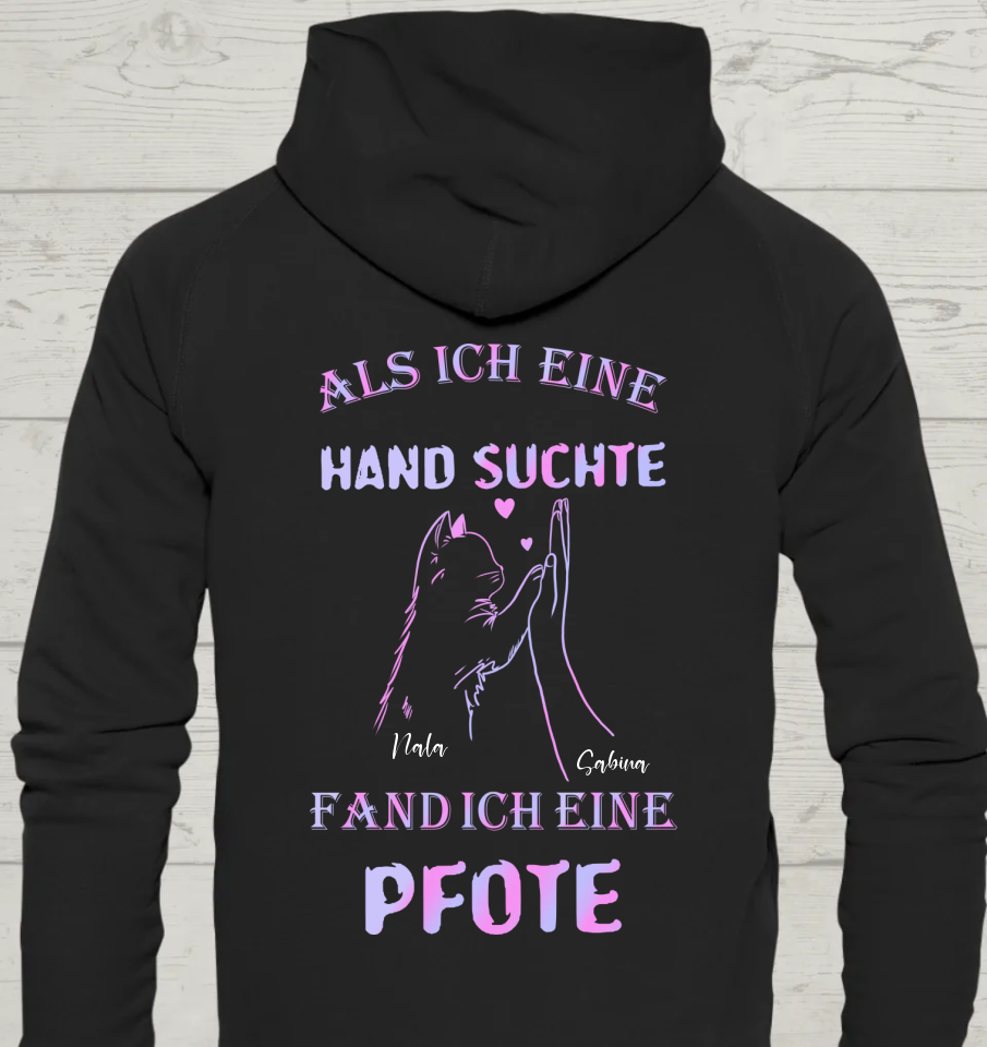 Als ich eine - Rückendruck - Personalisierbarer Unisex Hoodie