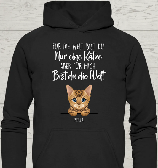 Für die Welt bist du nur - Personalisierbarer Unisex Hoodie