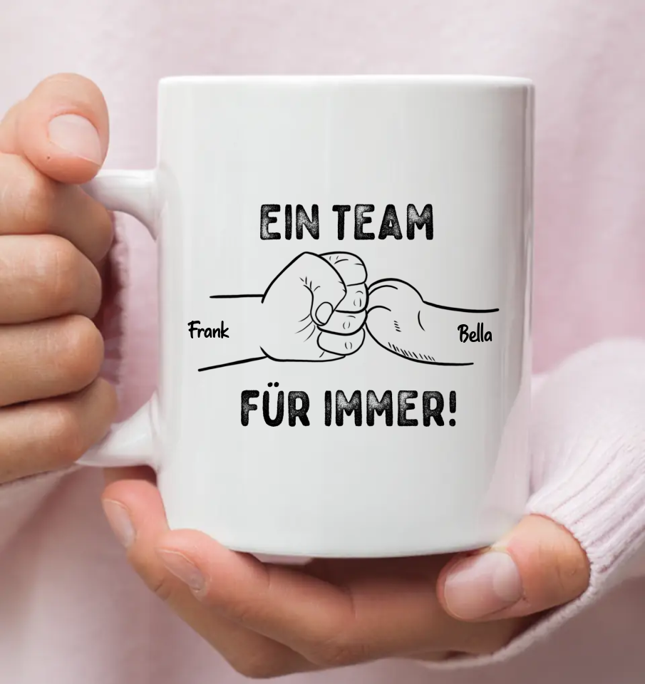 Ein Team - Personalisierbare Tasse