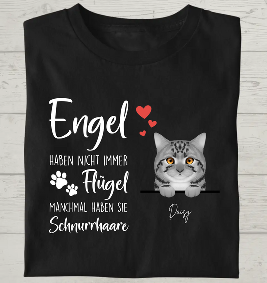 Engel - Personalisierbares Unisex Bio T-Shirt