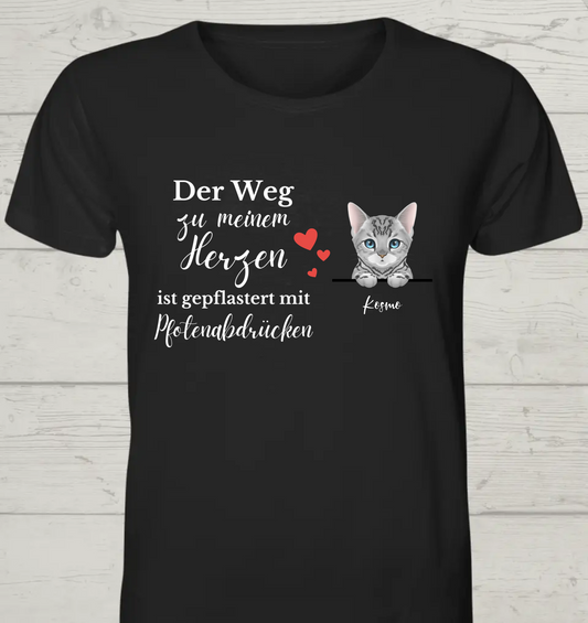 Der Weg - Personalisierbares Unisex Bio T-Shirt