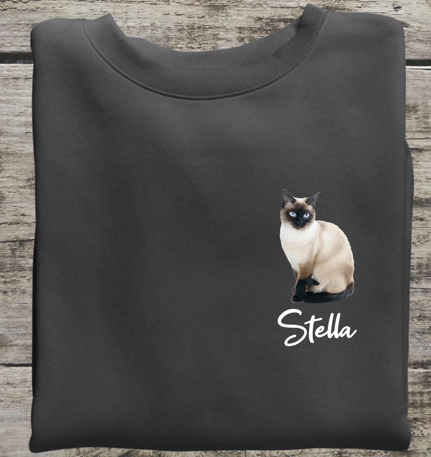 Katzen Foto - Personalisierbares Unisex Bio Sweatshirt