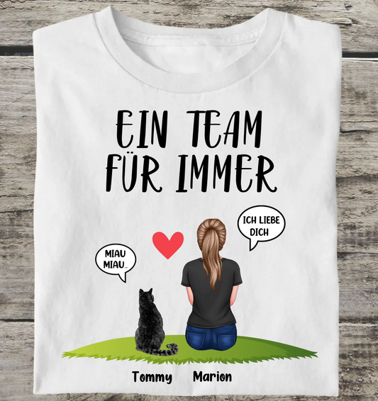 EIN TEAM - Personalisierbares Unisex Bio T-Shirt
