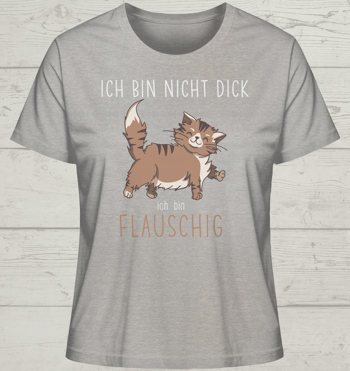 Flauschig - Bio Damen T-Shirt