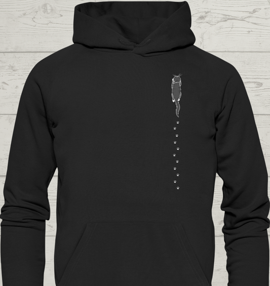 Katzenpfoten Spur - Unisex Hoodie