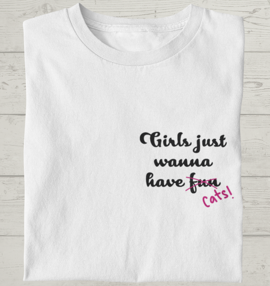 Girls just wanna - Brusttasche - Unisex Bio T-Shirt