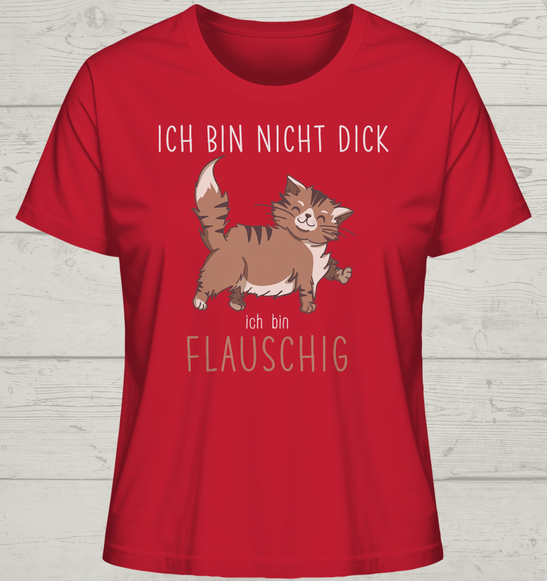 Flauschig - Bio Damen T-Shirt