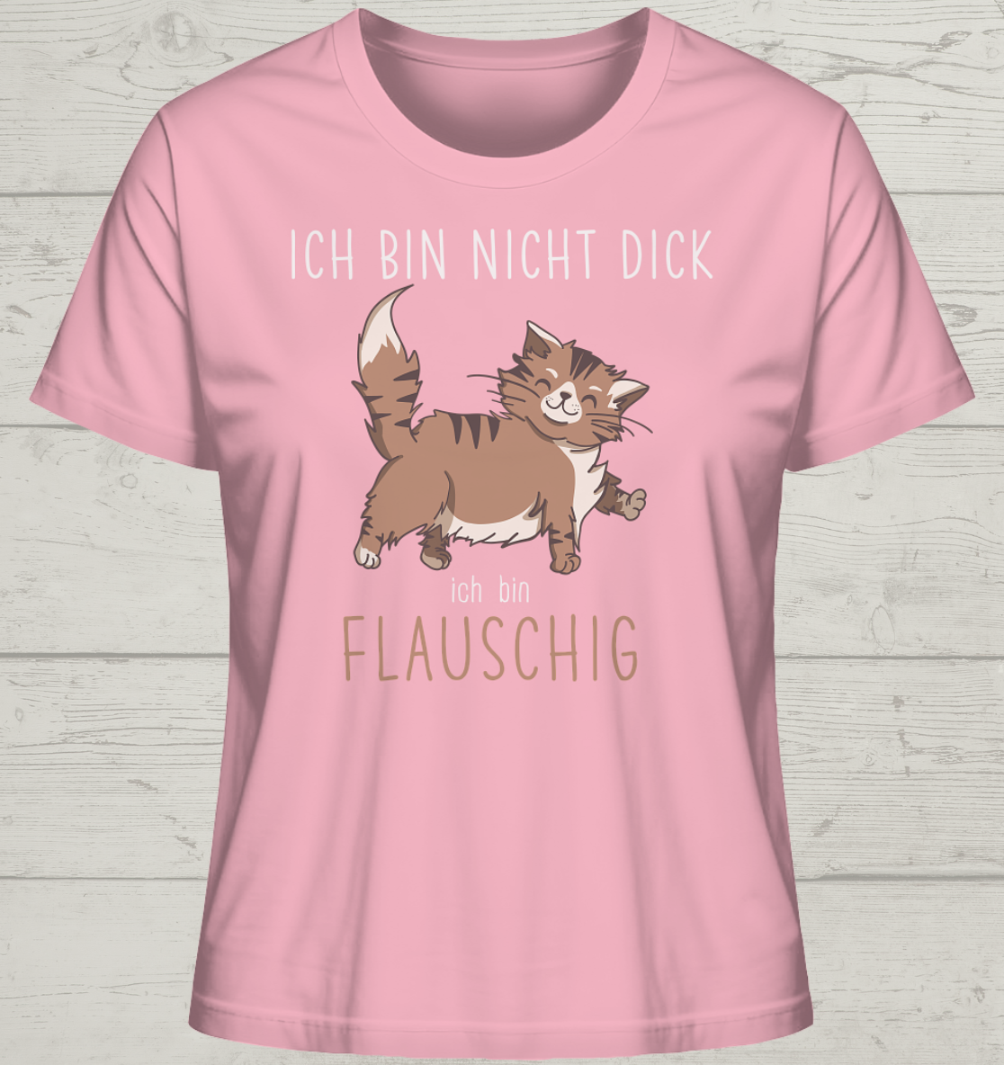 Flauschig - Bio Damen T-Shirt