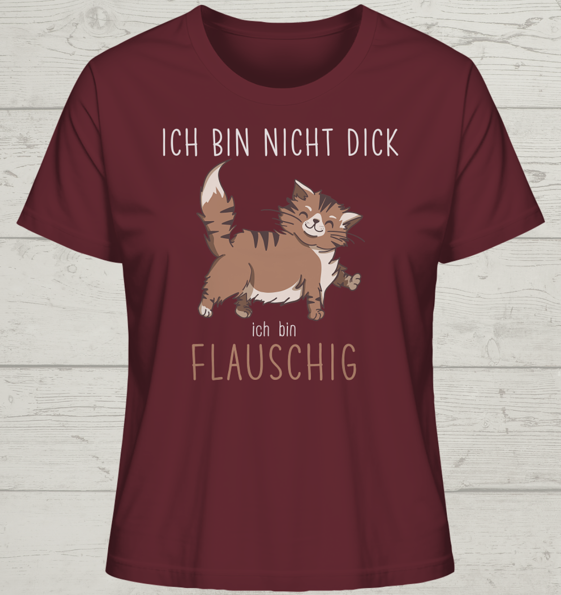 Flauschig - Bio Damen T-Shirt