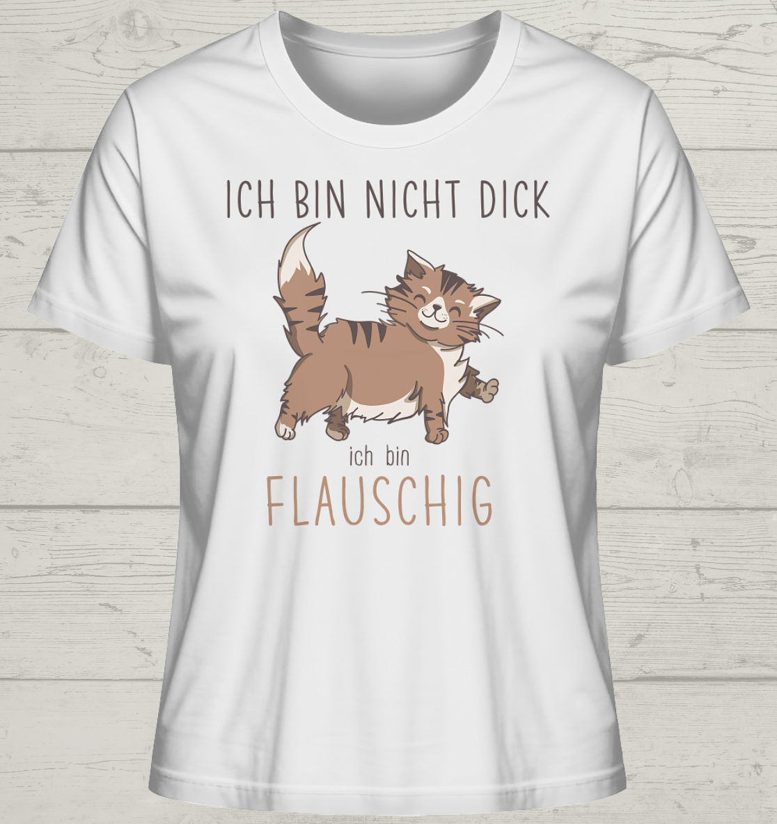 Flauschig - Bio Damen T-Shirt