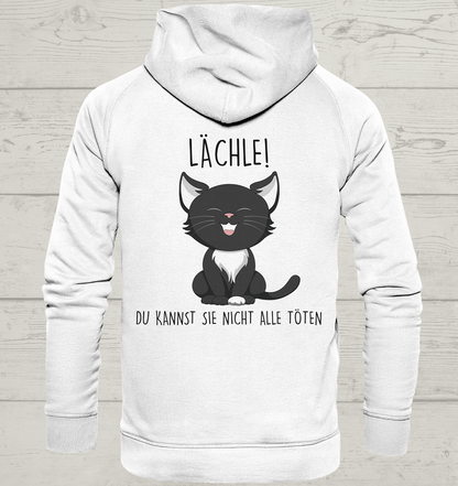 Lächle - Rückendruck - Unisex Hoodie