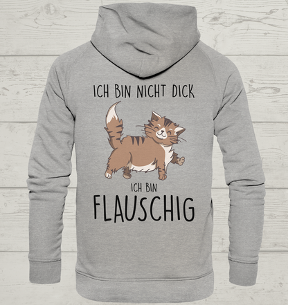 Flauschig - Rückendruck - Unisex Hoodie