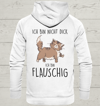 Flauschig - Rückendruck - Unisex Hoodie
