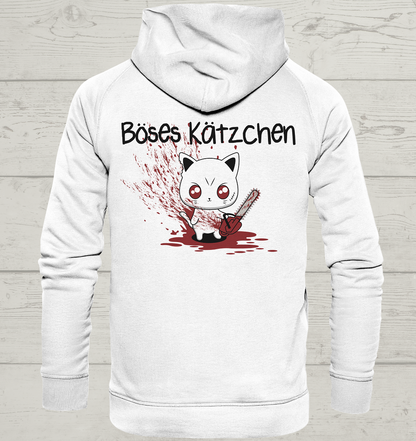 Böses Kätzchen - Rückendruck - Unisex Hoodie
