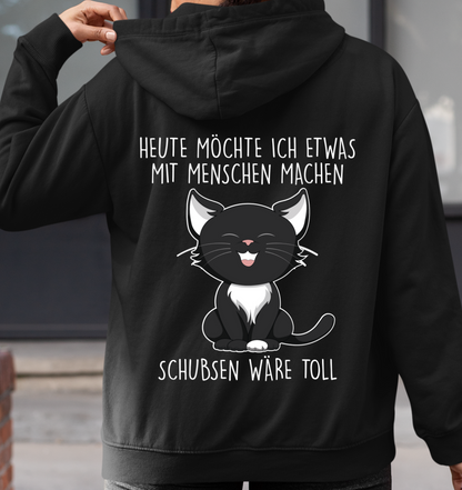 Schubsen wäre toll - Rückendruck - Unisex Hoodie