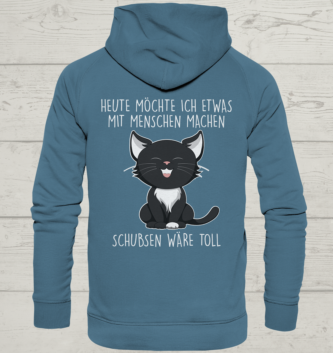 Schubsen wäre toll - Rückendruck - Unisex Hoodie