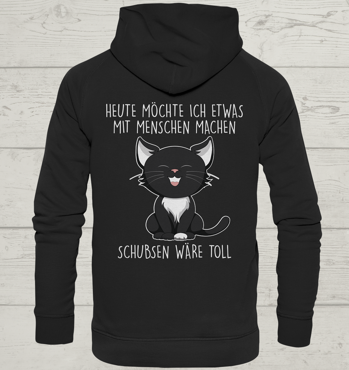 Schubsen wäre toll - Rückendruck - Unisex Hoodie