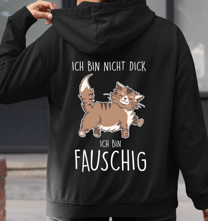 Flauschig - Rückendruck - Unisex Hoodie