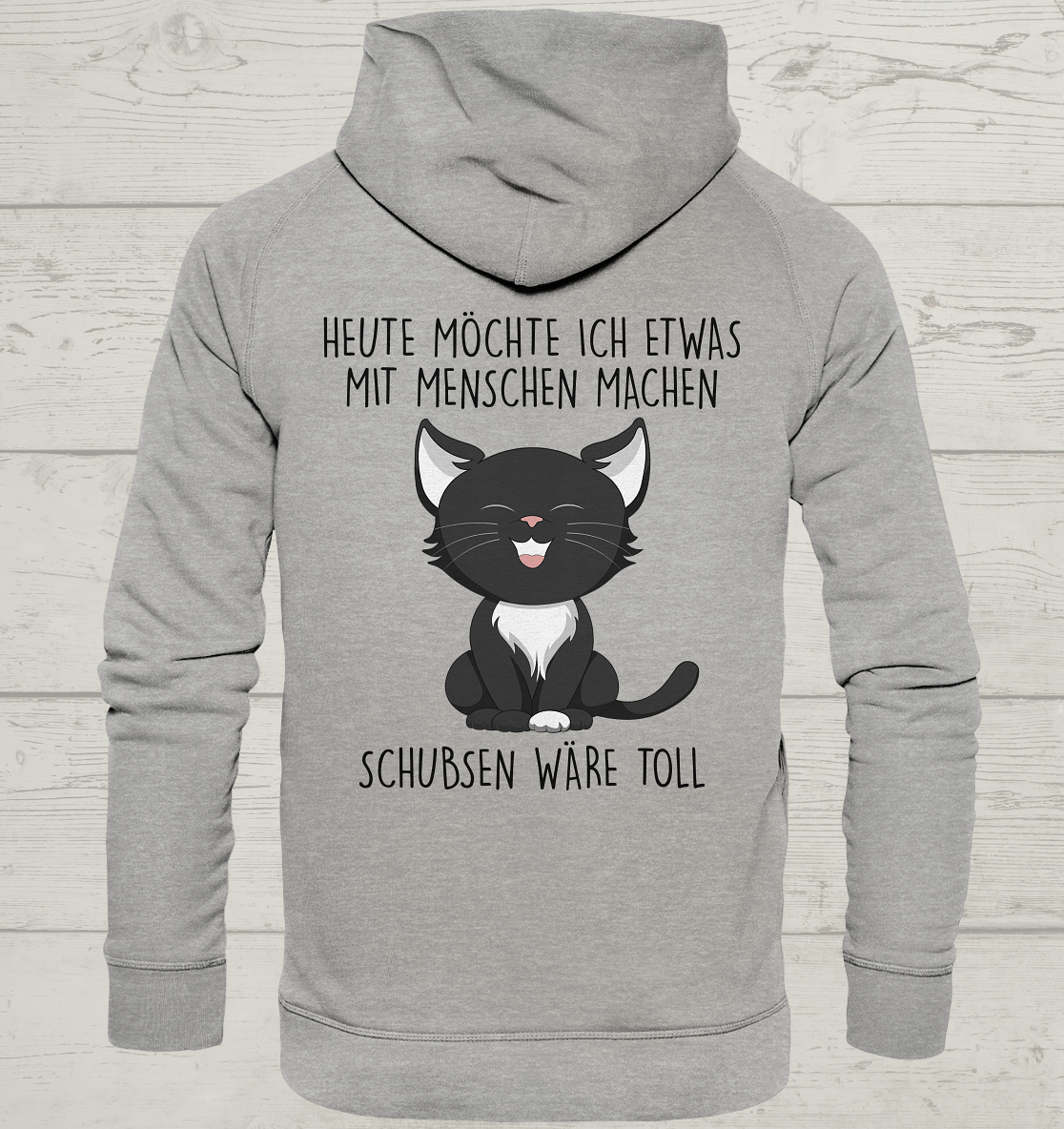 Schubsen wäre toll - Rückendruck - Unisex Hoodie