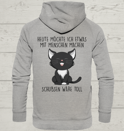 Schubsen wäre toll - Rückendruck - Unisex Hoodie