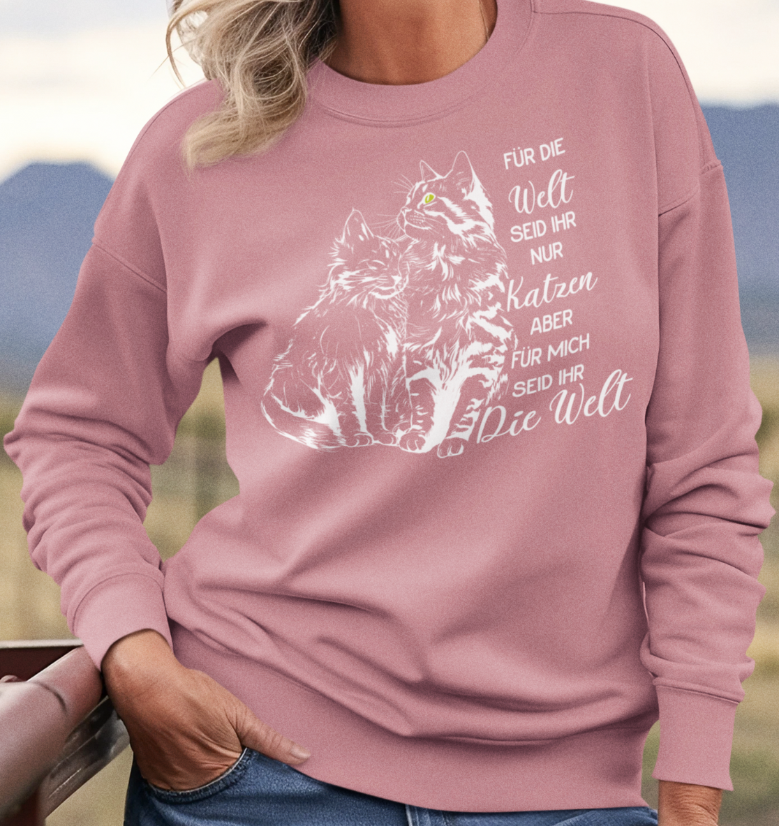 Die Welt - Unisex Bio Sweatshirt