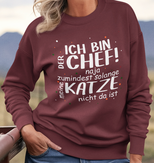 Ich bin der Chef - Unisex Bio Sweatshirt