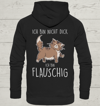 Flauschig - Rückendruck - Unisex Hoodie