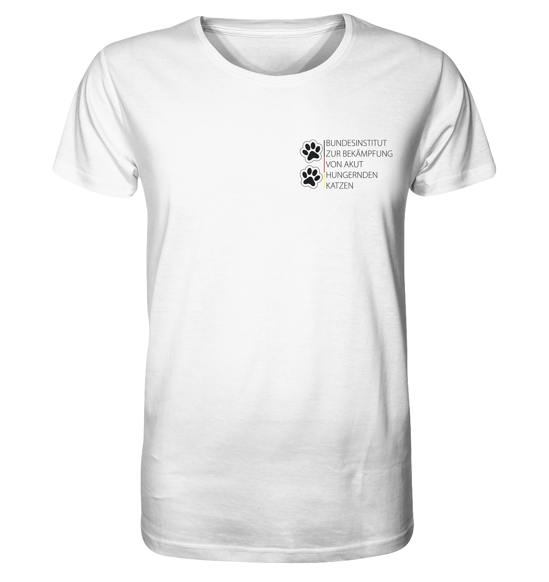 Bundesinstitut - Brusttasche - Unisex Bio T-Shirt