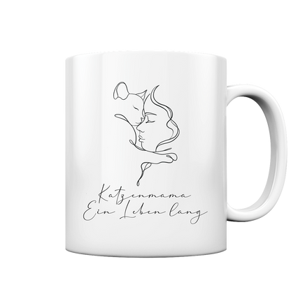 Katzenmama ein leben lang - Tasse